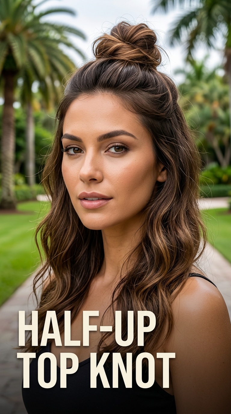 Half-Up Top Knot