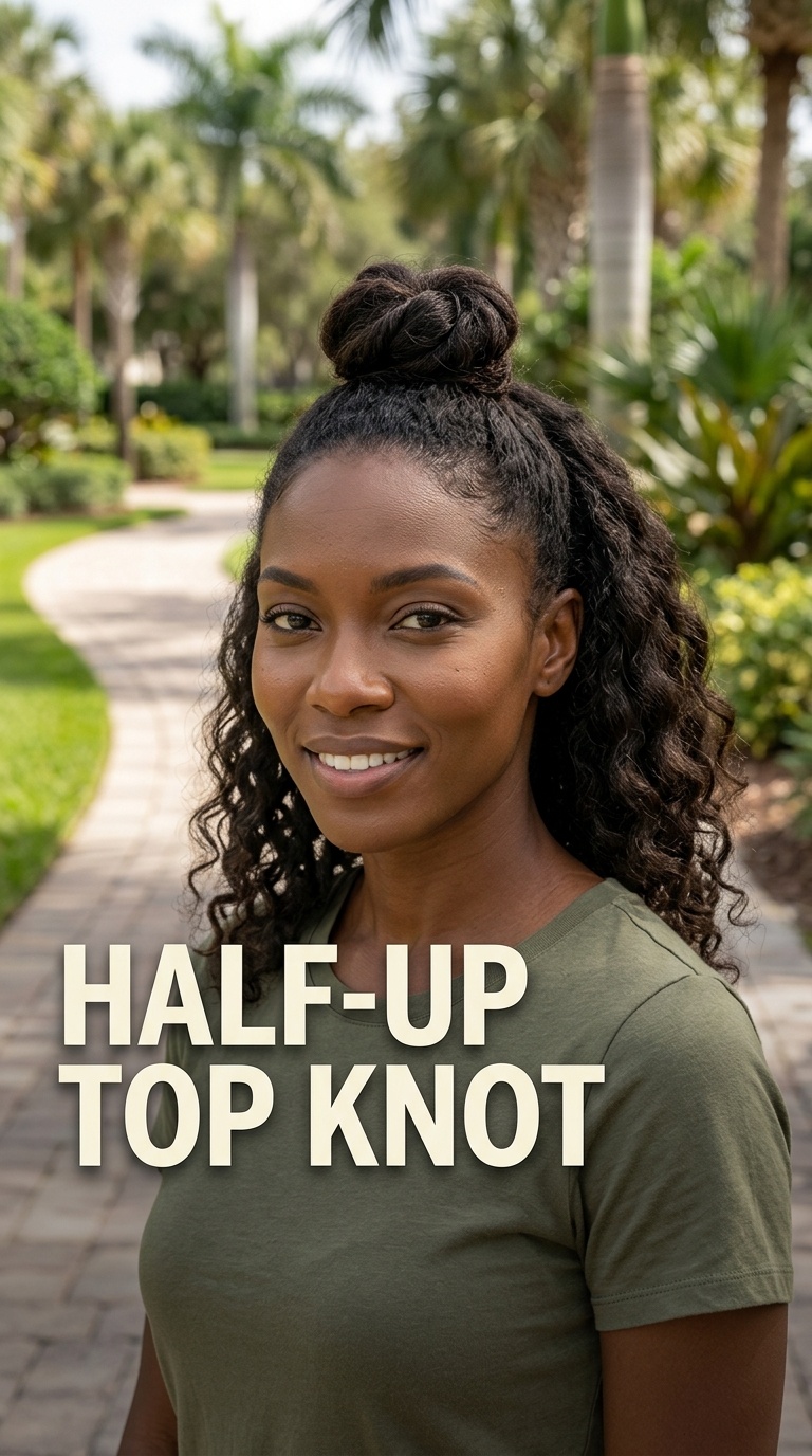 Half-Up Top Knot