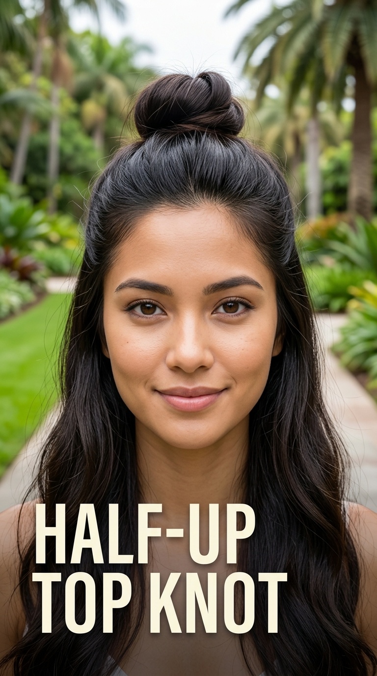 Half-Up Top Knot