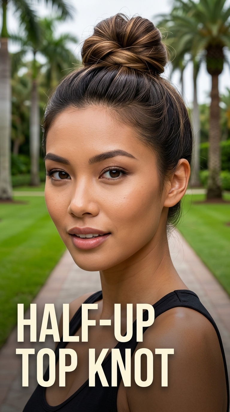 Half-Up Top Knot