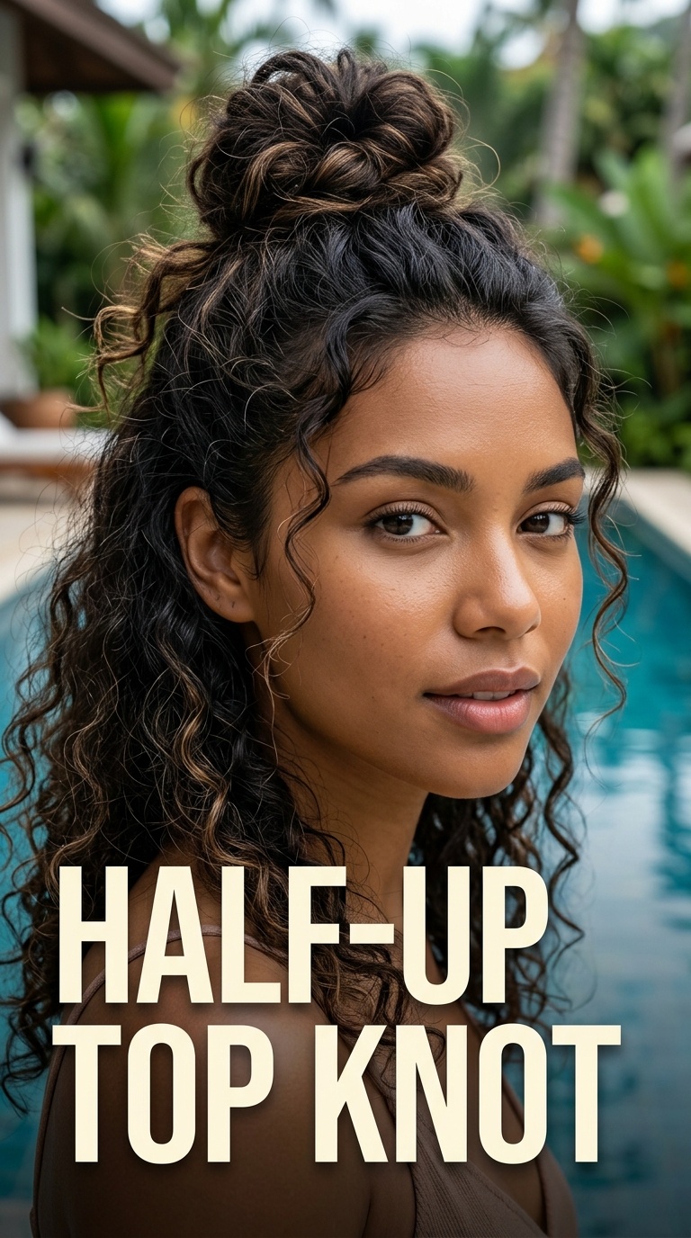 Half-Up Top Knot