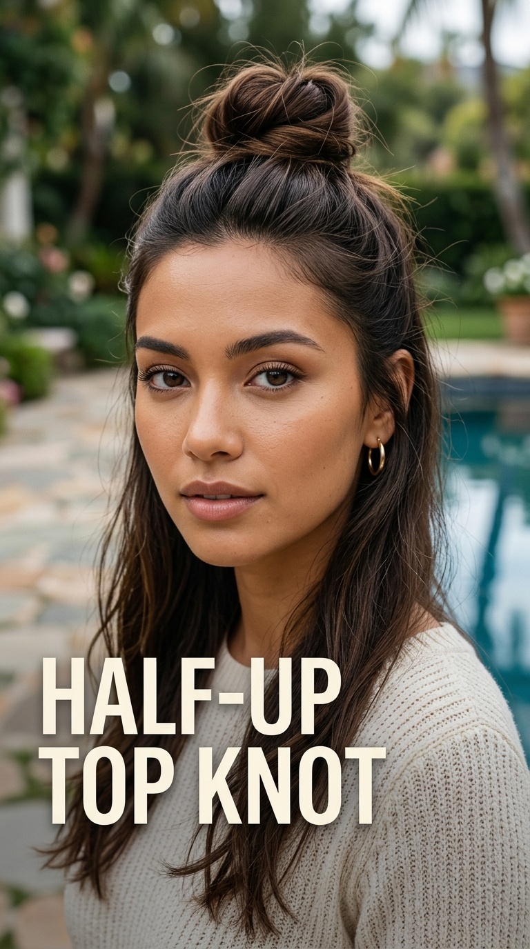 Half-Up Top Knot