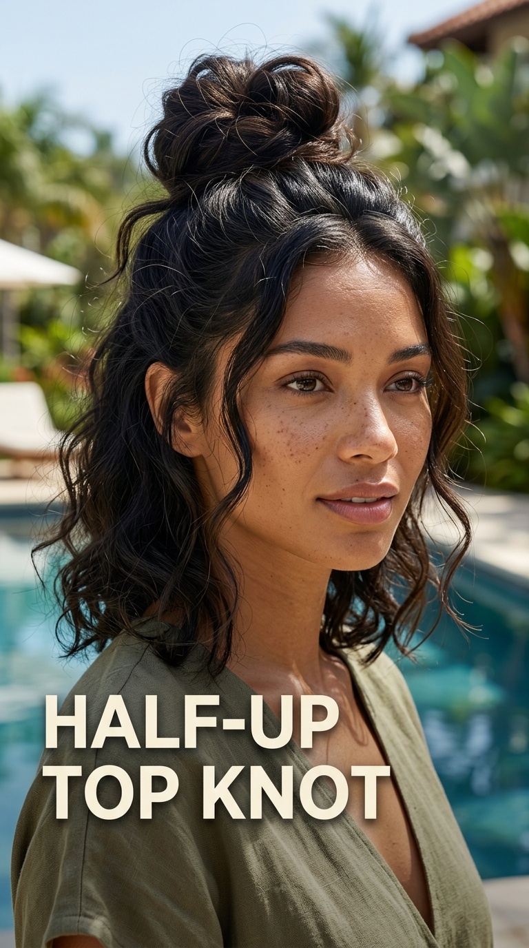 Half-Up Top Knot