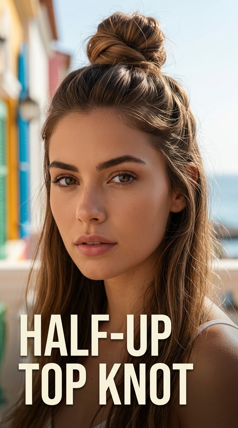 Half-Up Top Knot