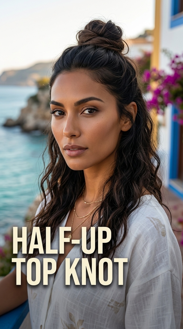 Half-Up Top Knot