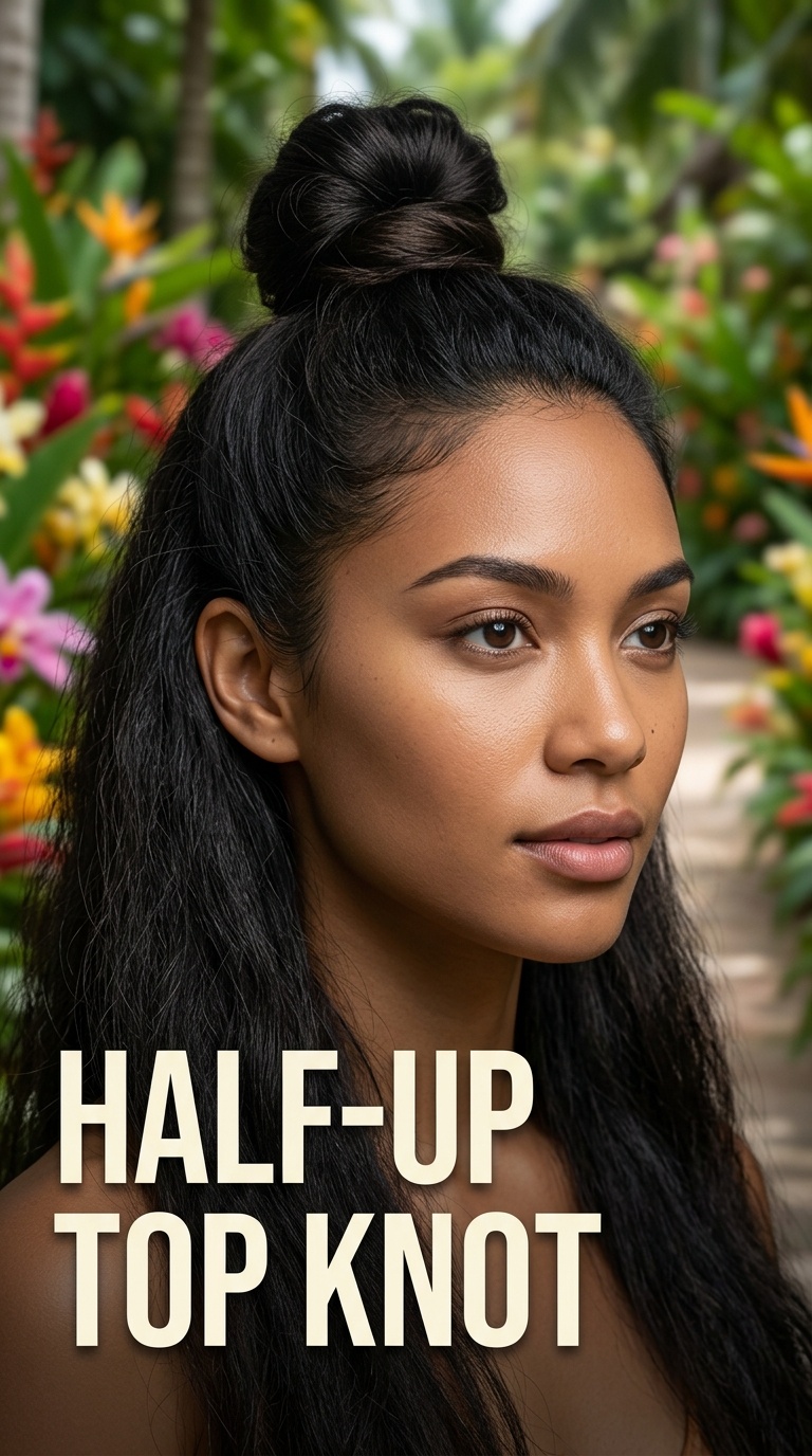 Half-Up Top Knot