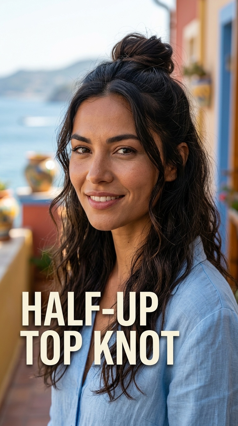Half-Up Top Knot