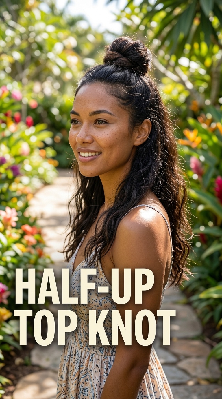 Half-Up Top Knot