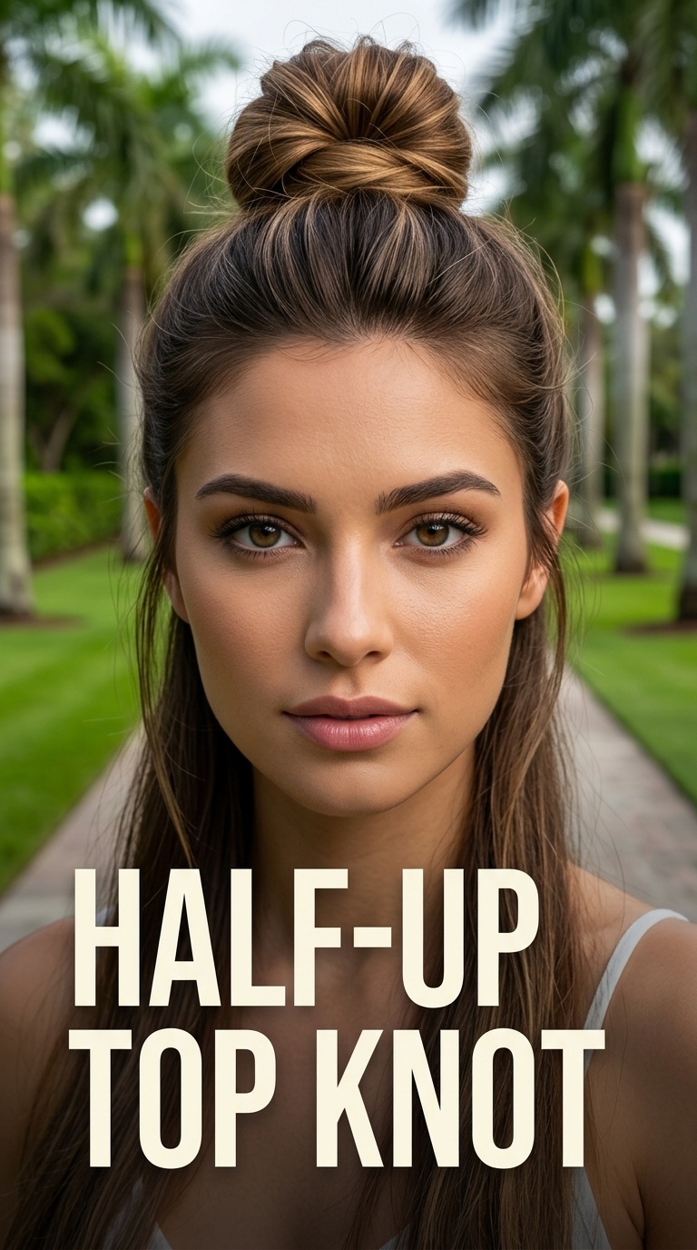 Half-Up Top Knot