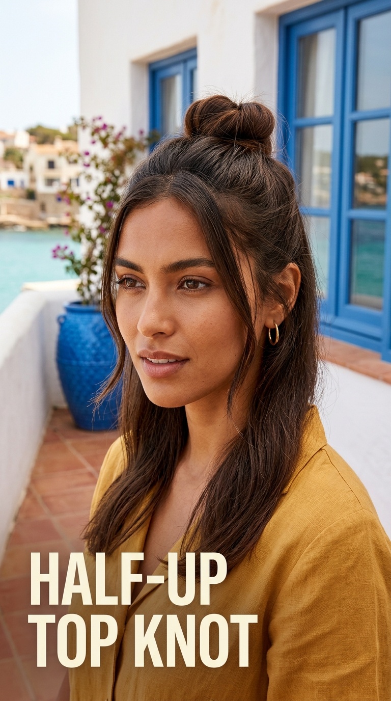 Half-Up Top Knot