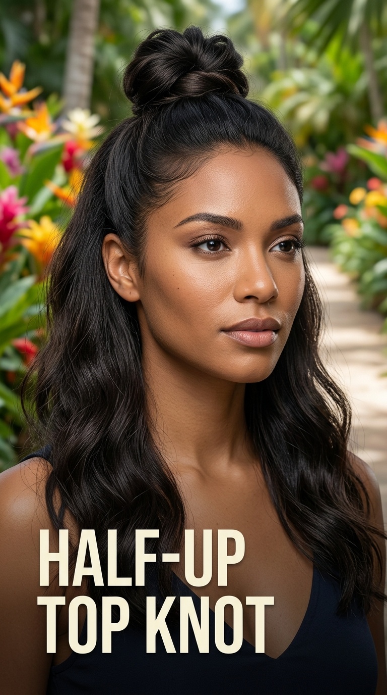 Half-Up Top Knot