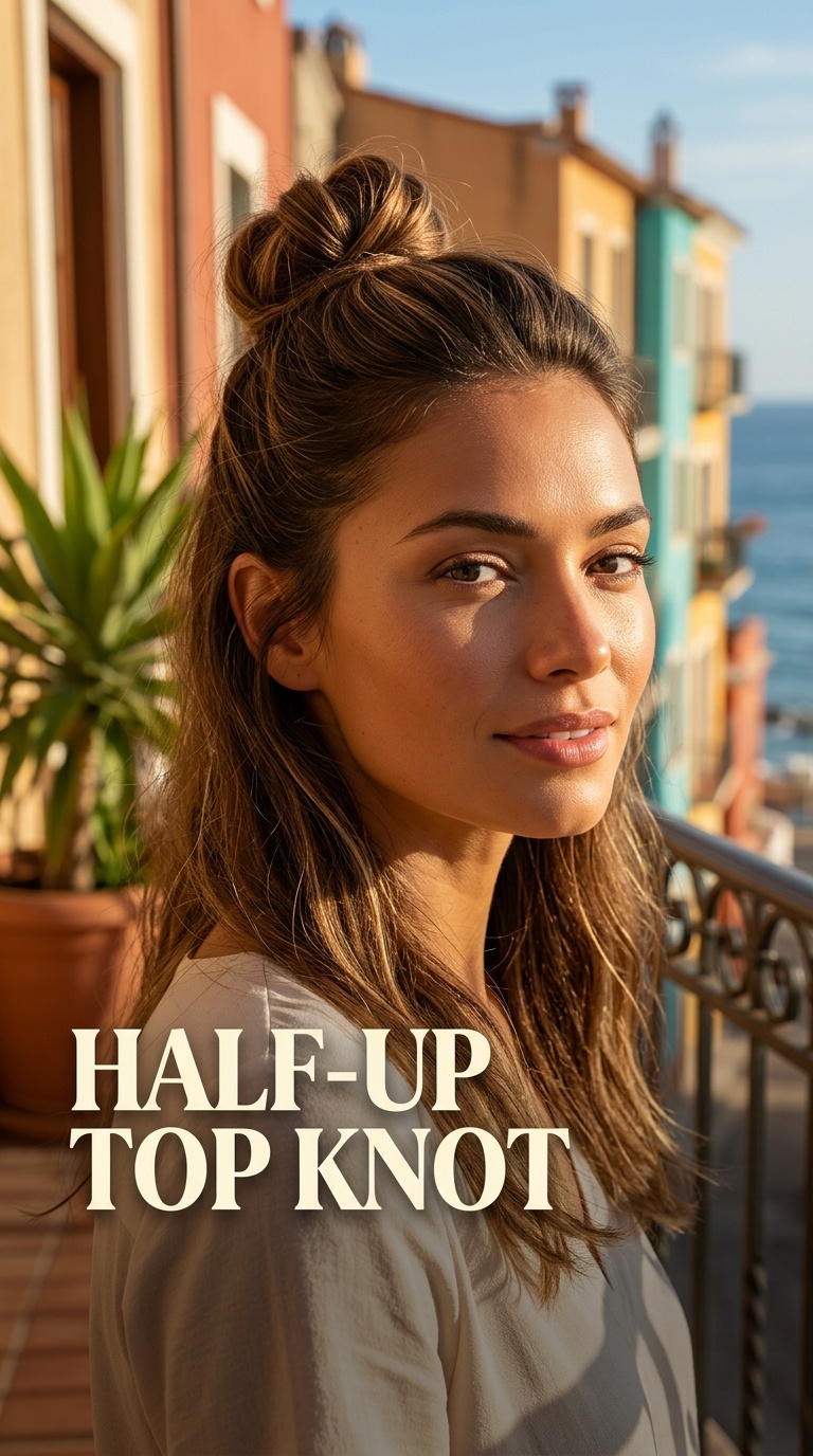Half-Up Top Knot