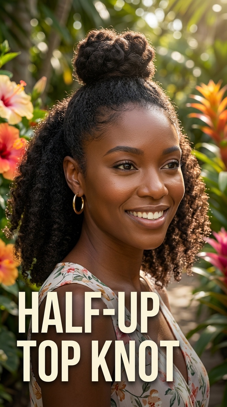 Half-Up Top Knot