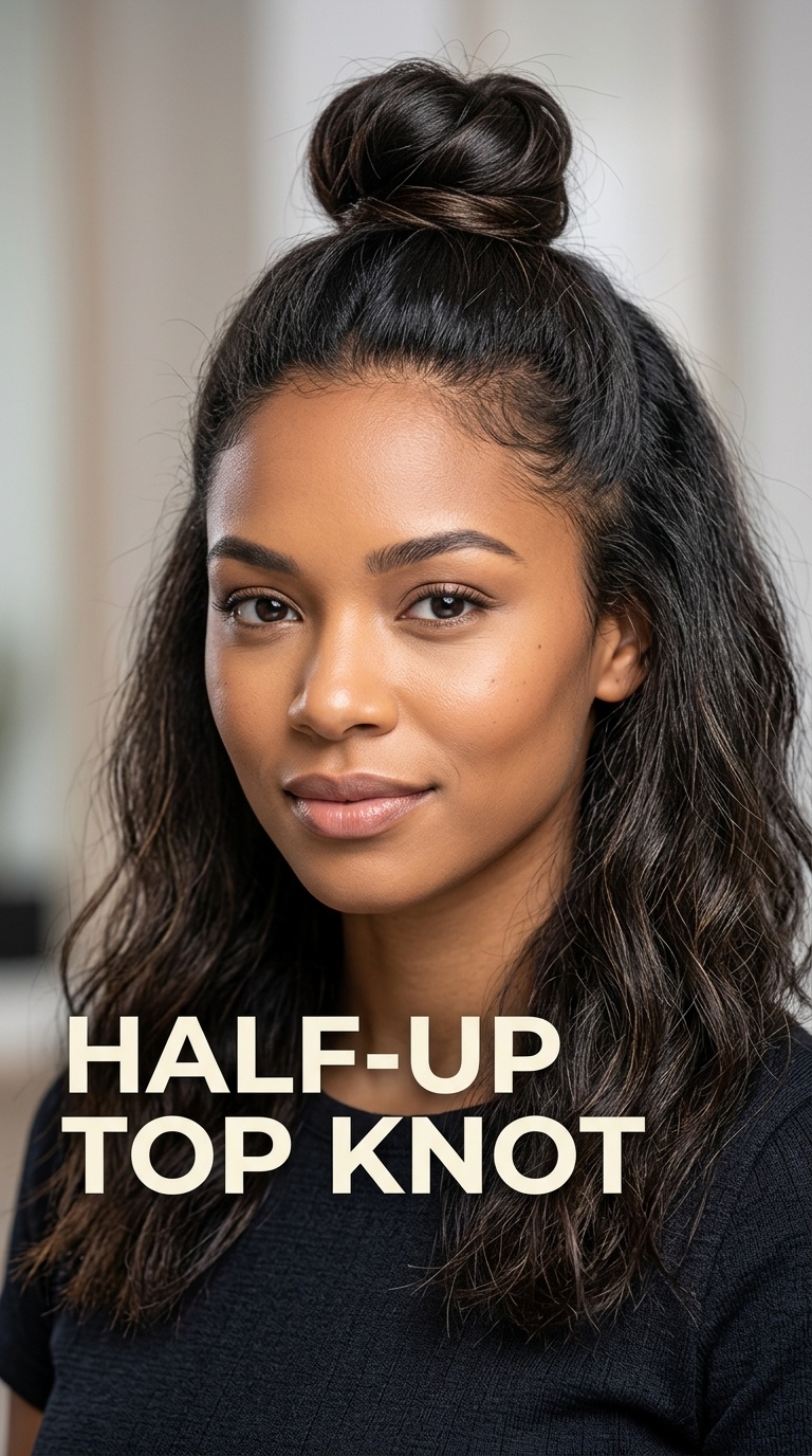 Half-Up Top Knot