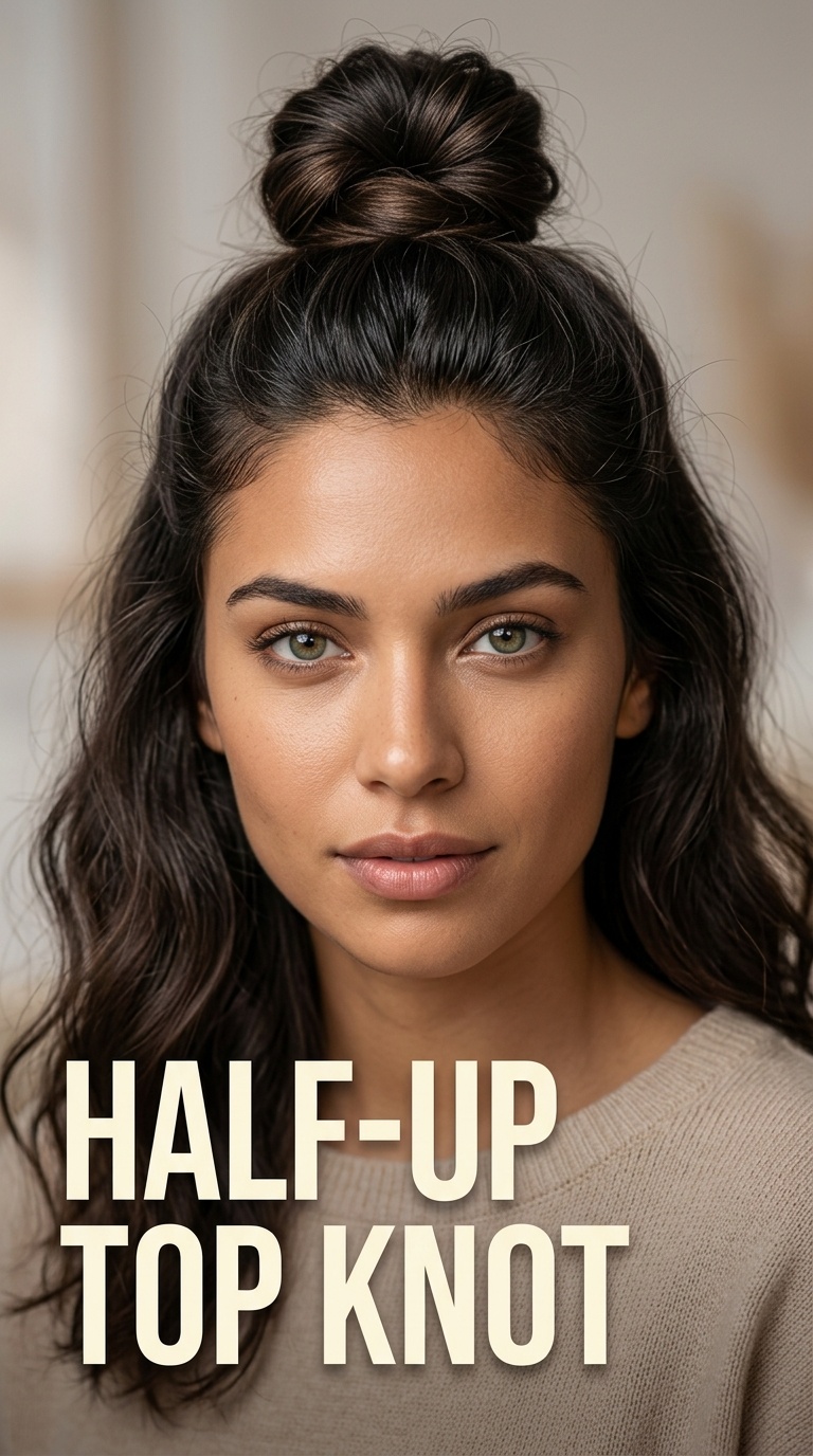 Half-Up Top Knot