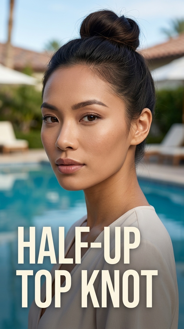 Half-Up Top Knot
