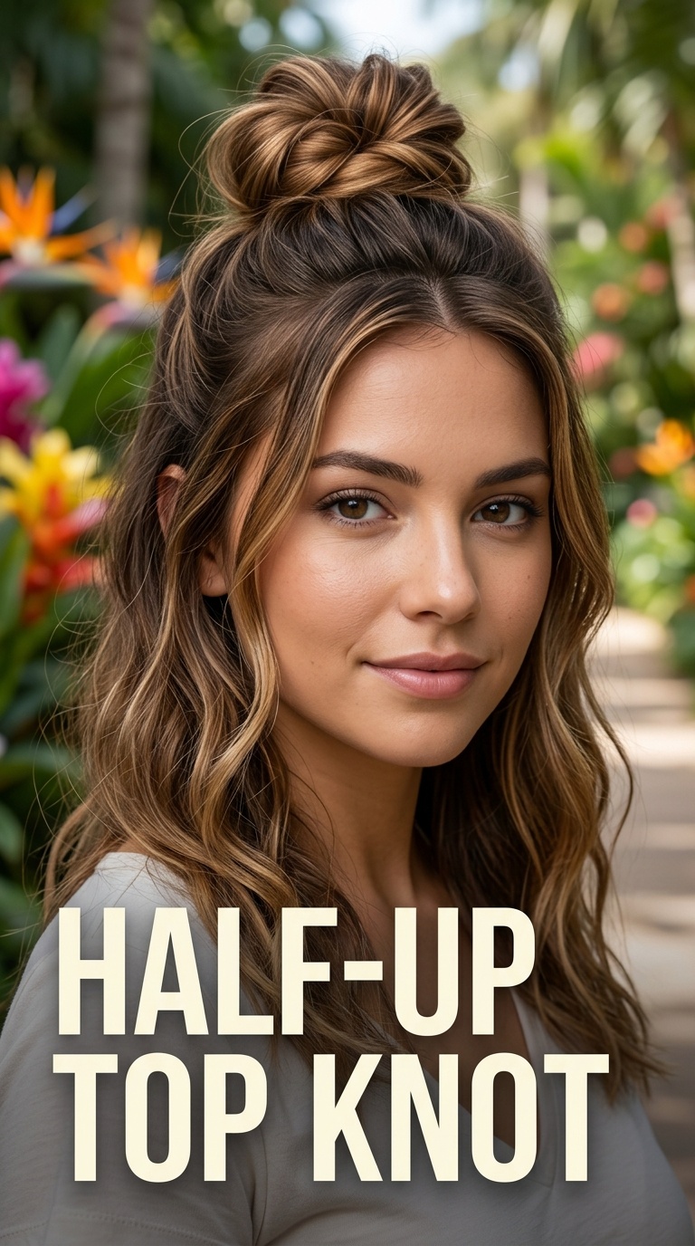 Half-Up Top Knot