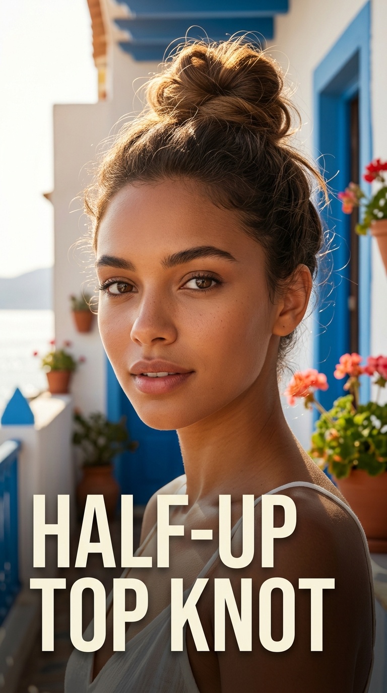 Half-Up Top Knot