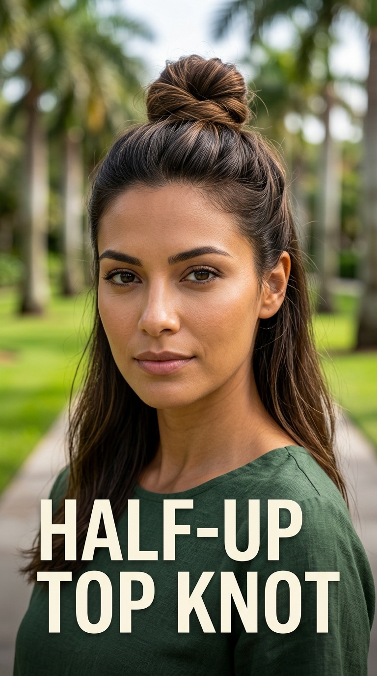 Half-Up Top Knot