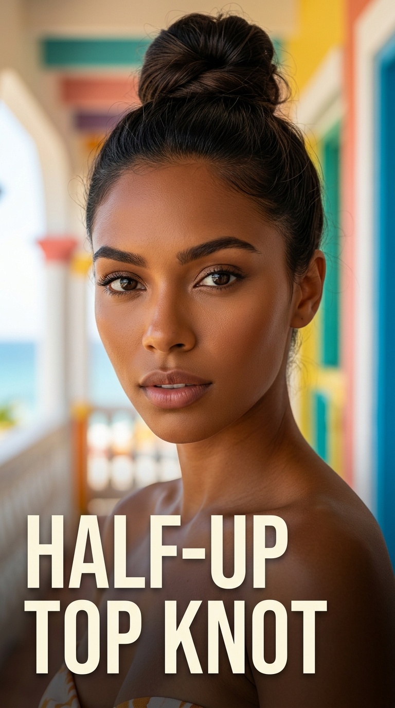 Half-Up Top Knot