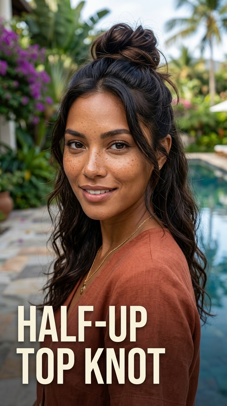Half-Up Top Knot