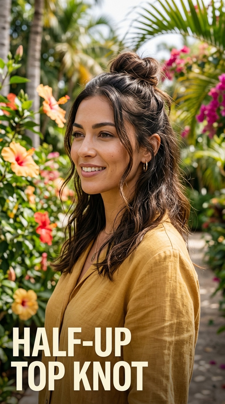 Half-Up Top Knot