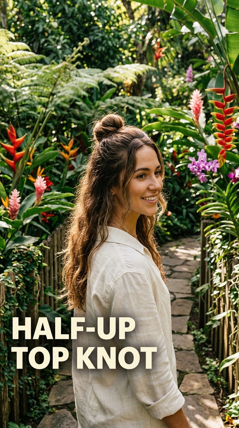 Half-Up Top Knot