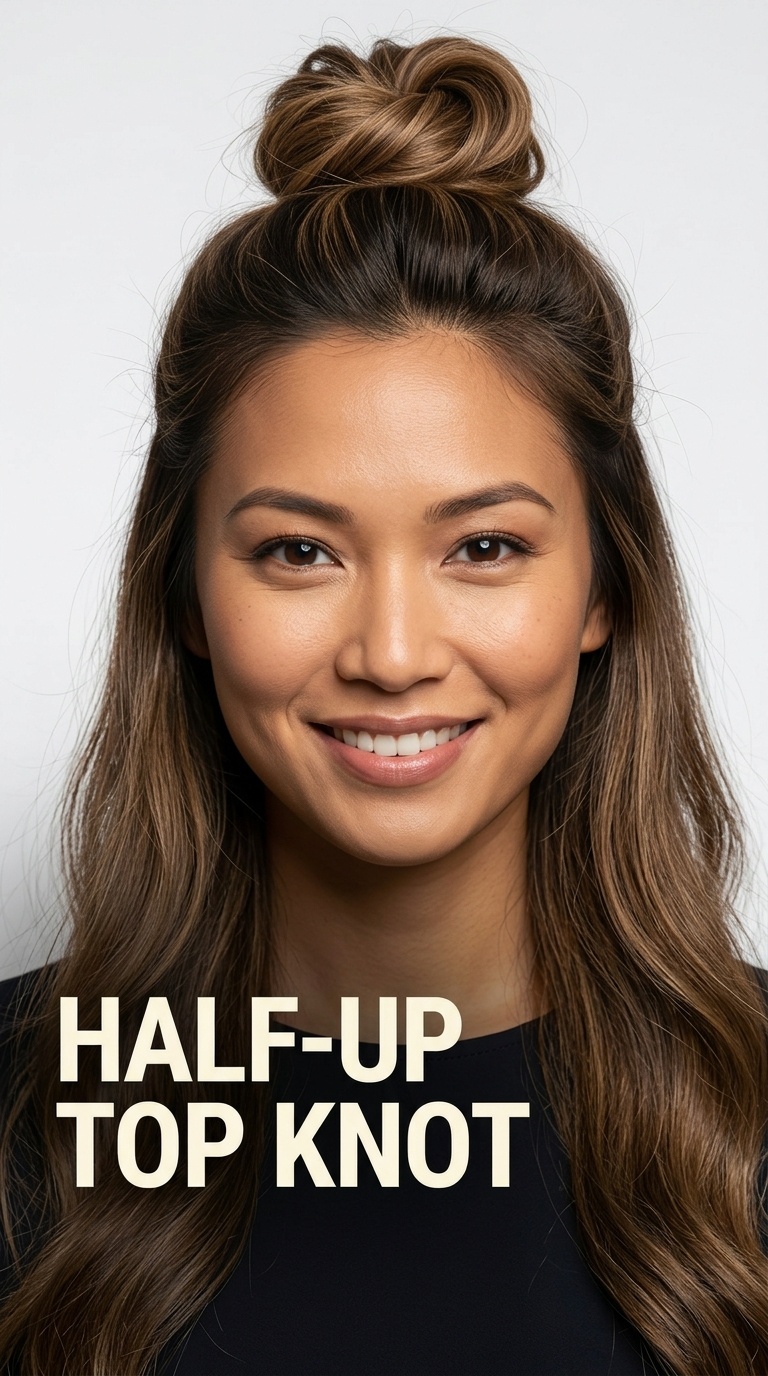 Half-Up Top Knot