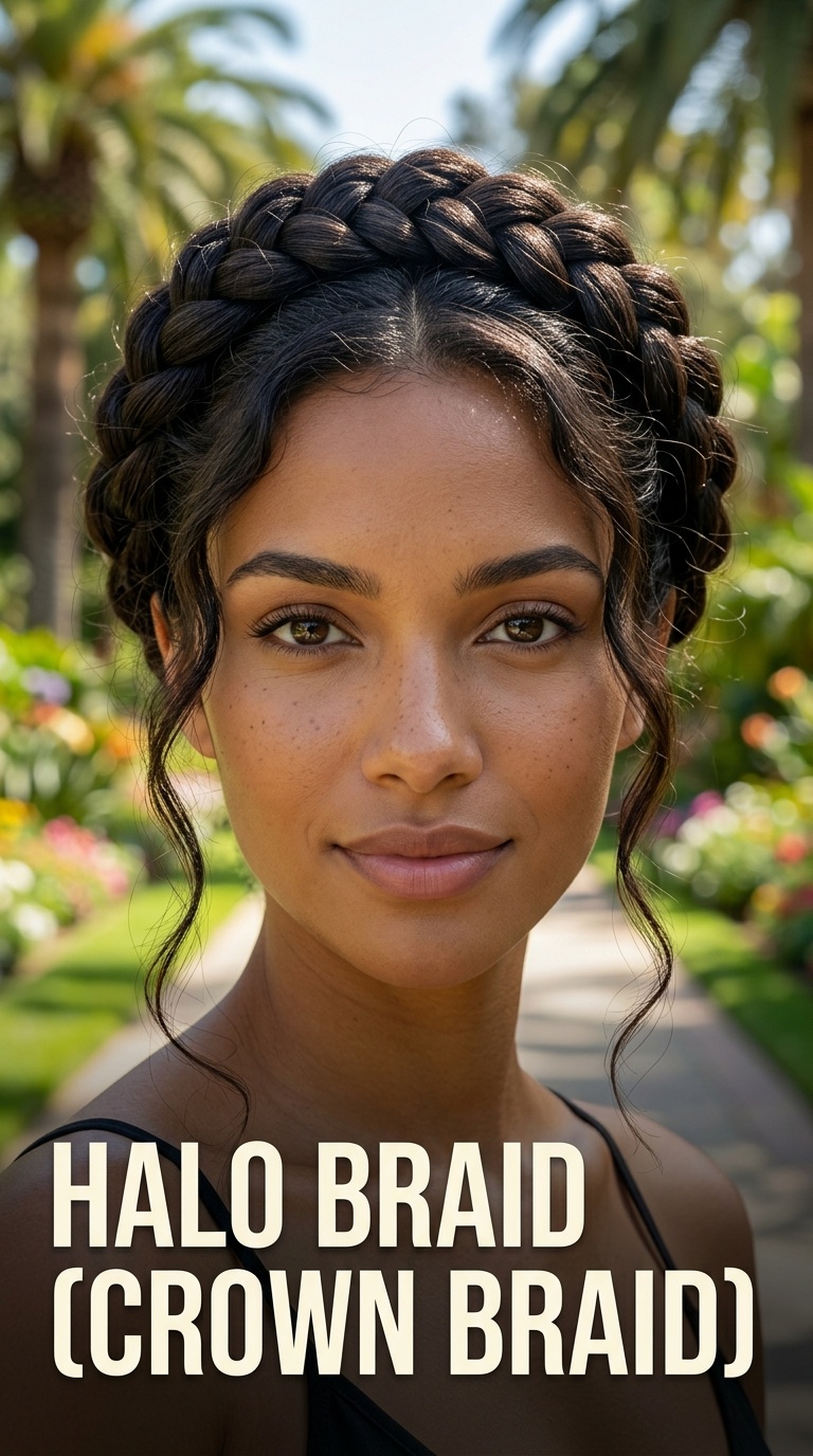 Halo Braid (Crown Braid)