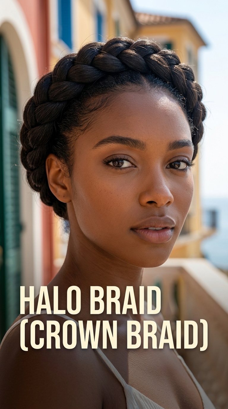 Halo Braid (Crown Braid)