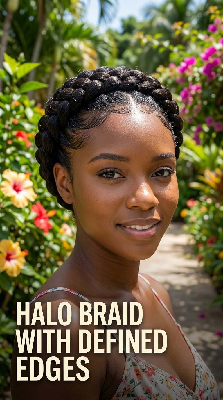 Halo Braid with Defined Edges