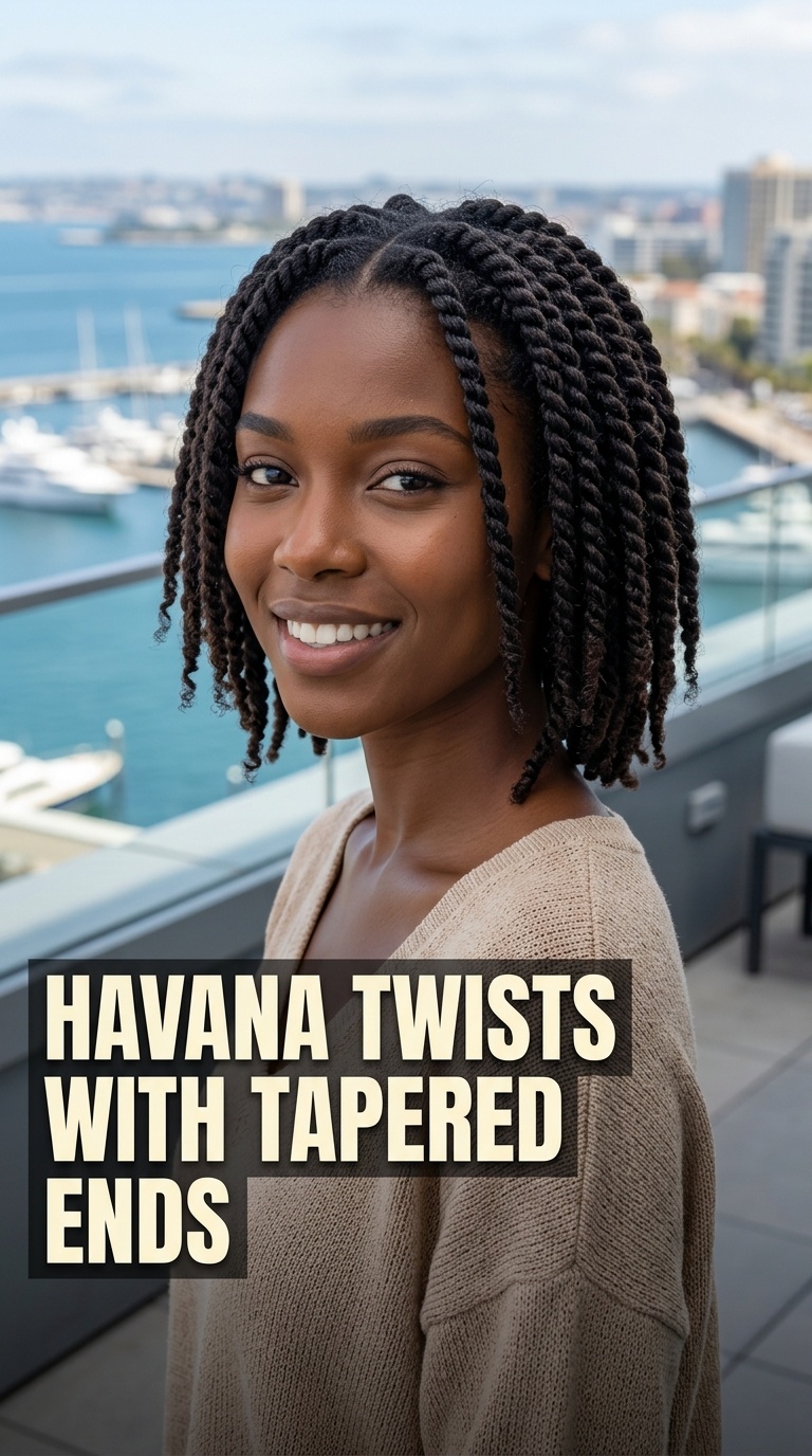Havana Twists with Tapered Ends