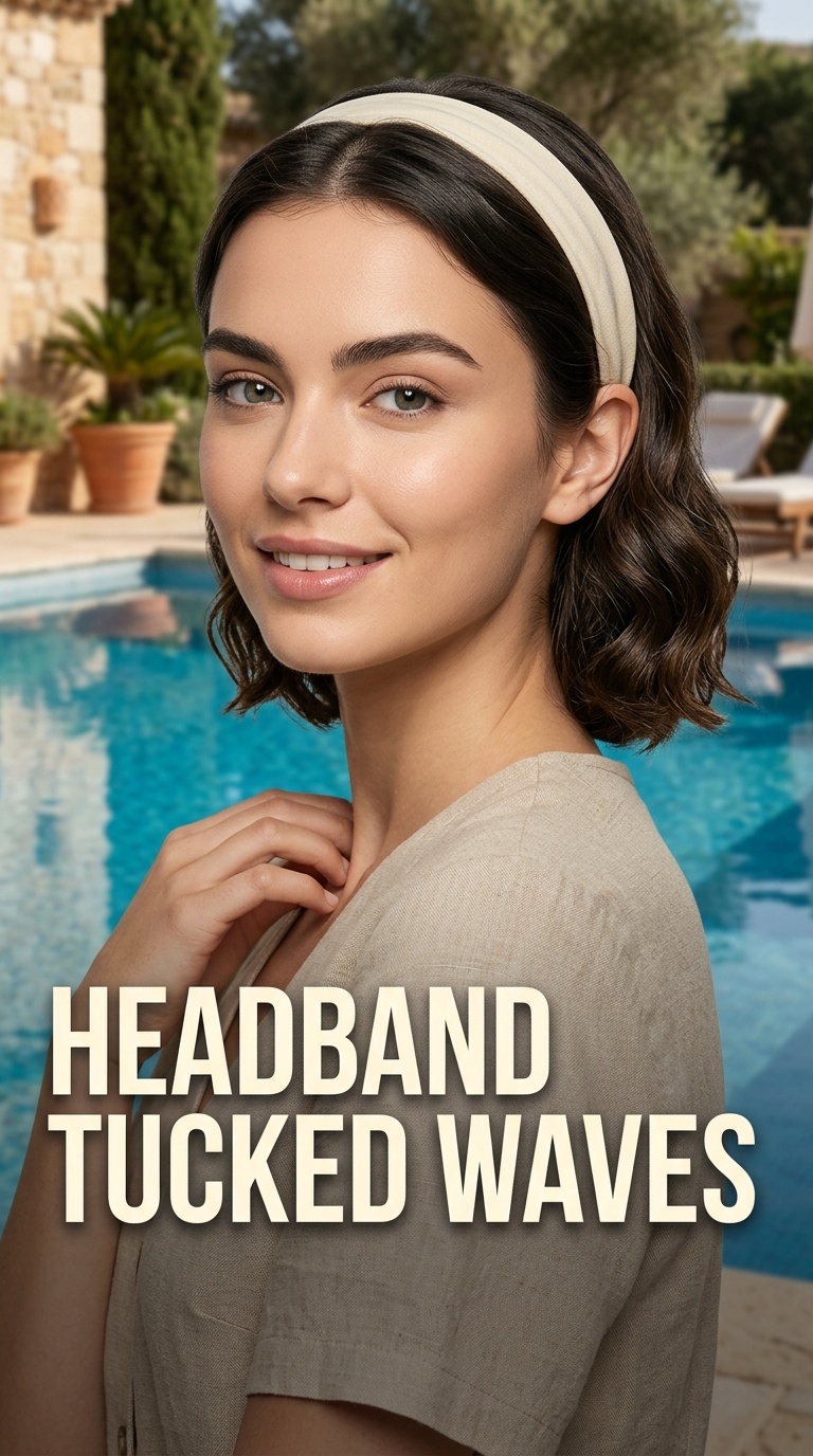 Headband Tucked Waves