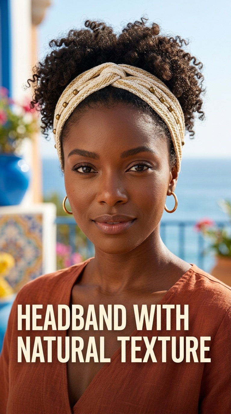 Headband with Natural Texture