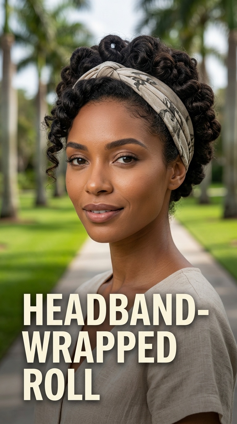 Headband-Wrapped Roll