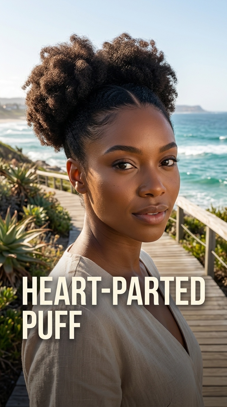 Heart-Parted Puff