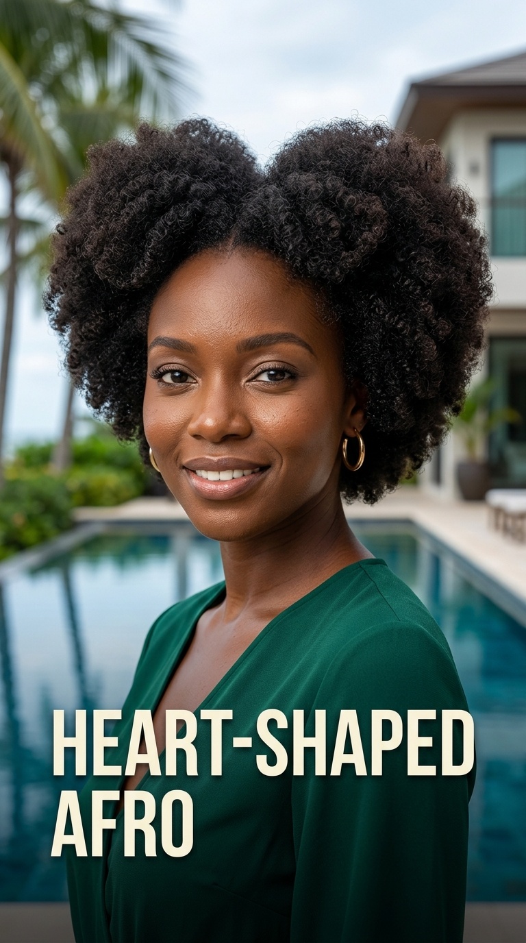 Heart-Shaped Afro