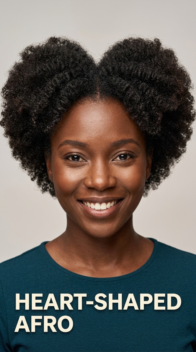 Heart-Shaped Afro