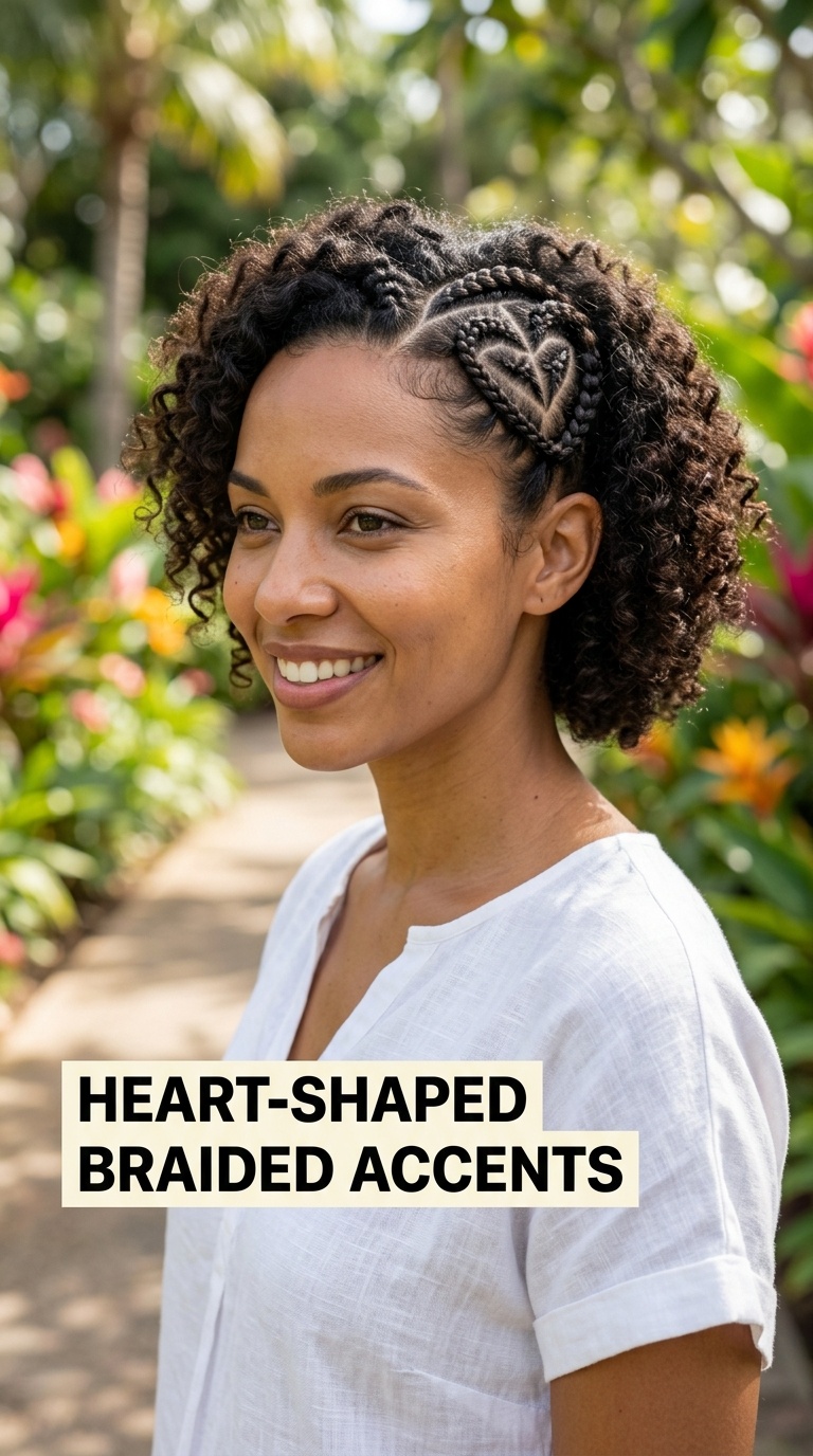 Heart-Shaped Braided Accents