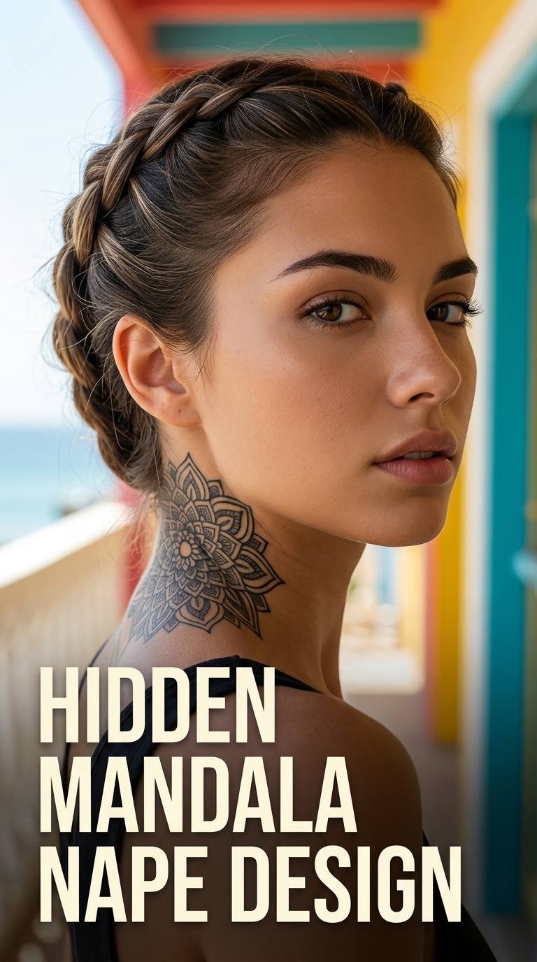 Hidden Mandala Nape Design