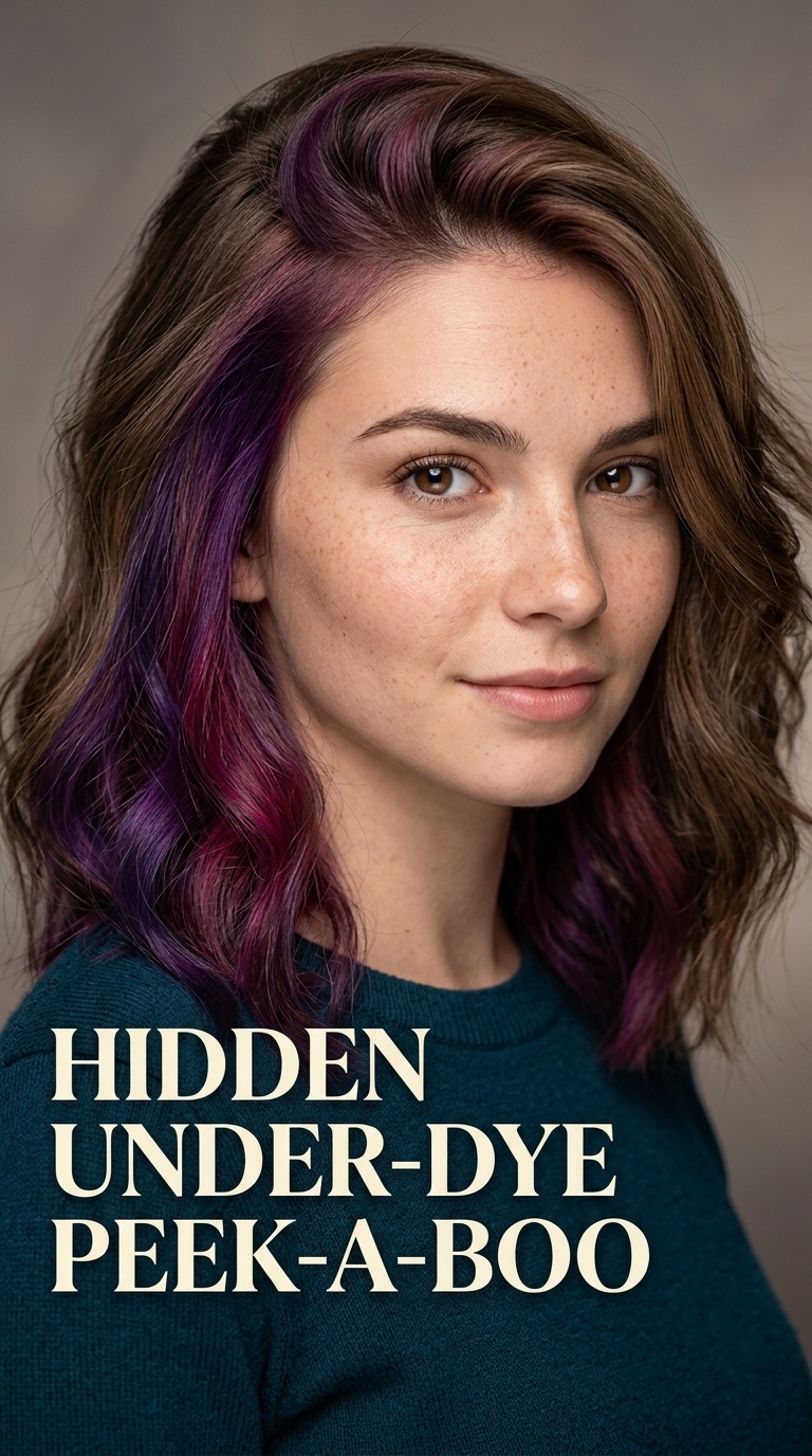 Hidden Under-dye Peek-a-boo