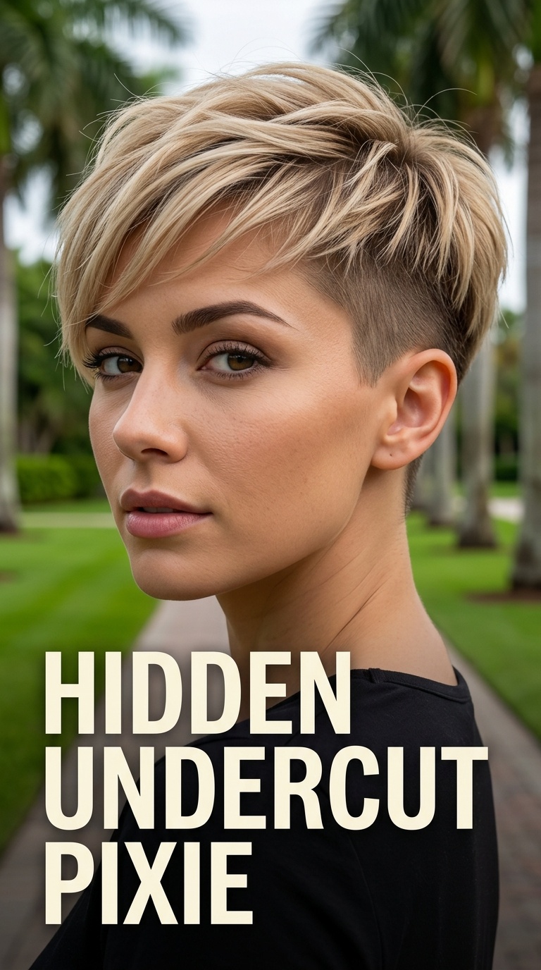 Hidden Undercut Pixie