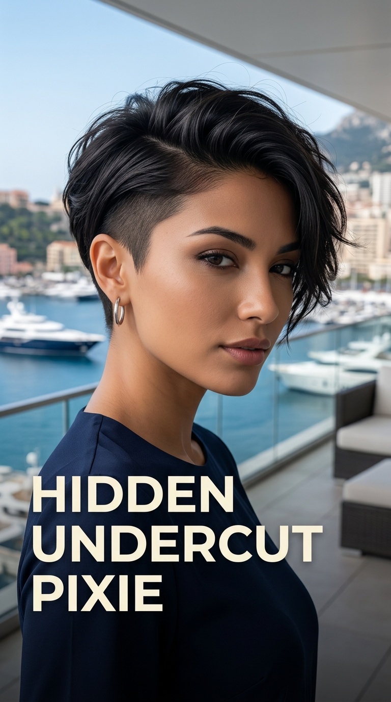 Hidden Undercut Pixie