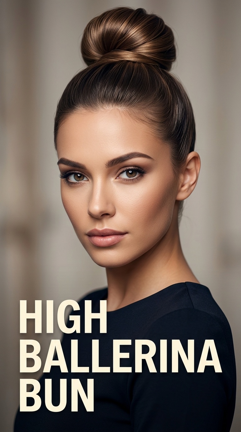 High Ballerina Bun