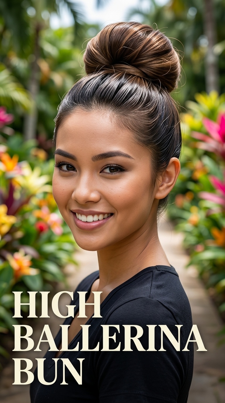 High Ballerina Bun