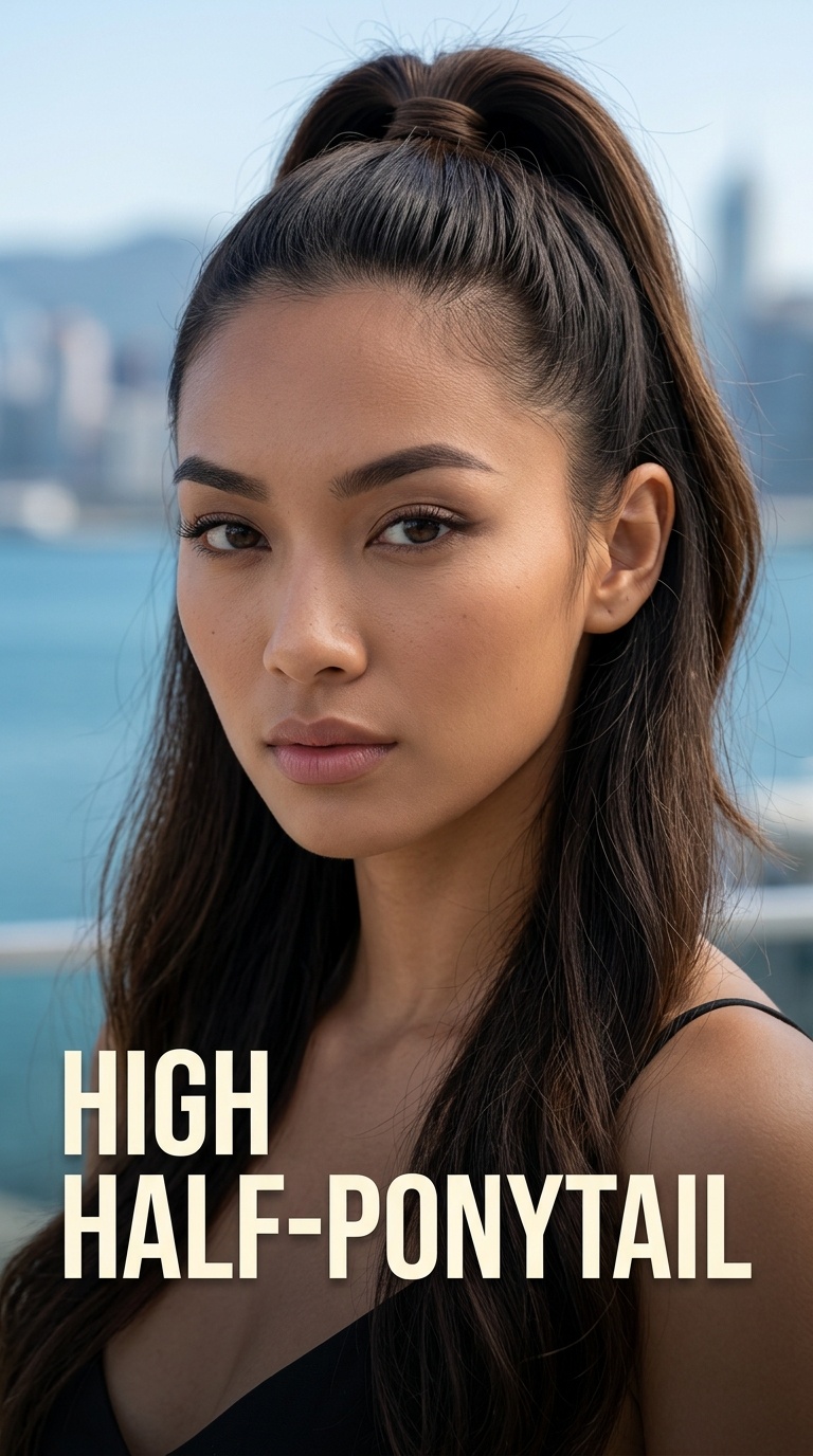 High Half-Ponytail