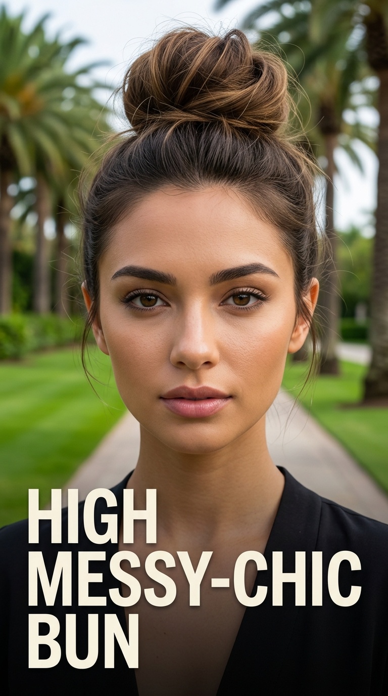 High Messy-Chic Bun
