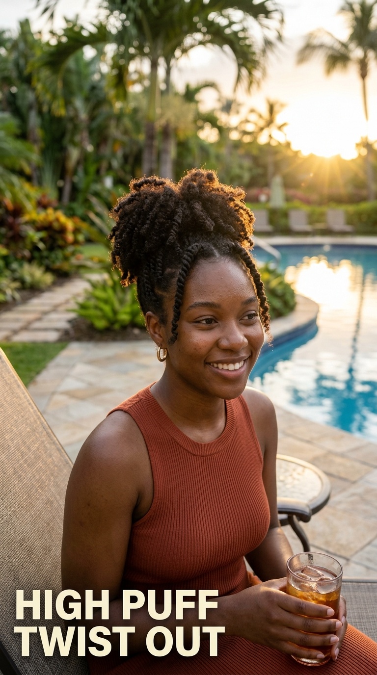 High Puff Twist Out