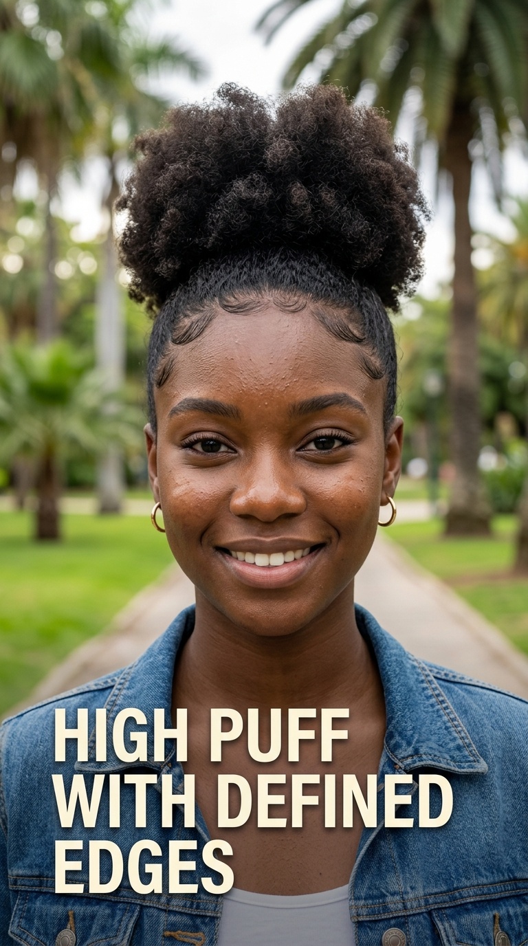 High Puff with Defined Edges