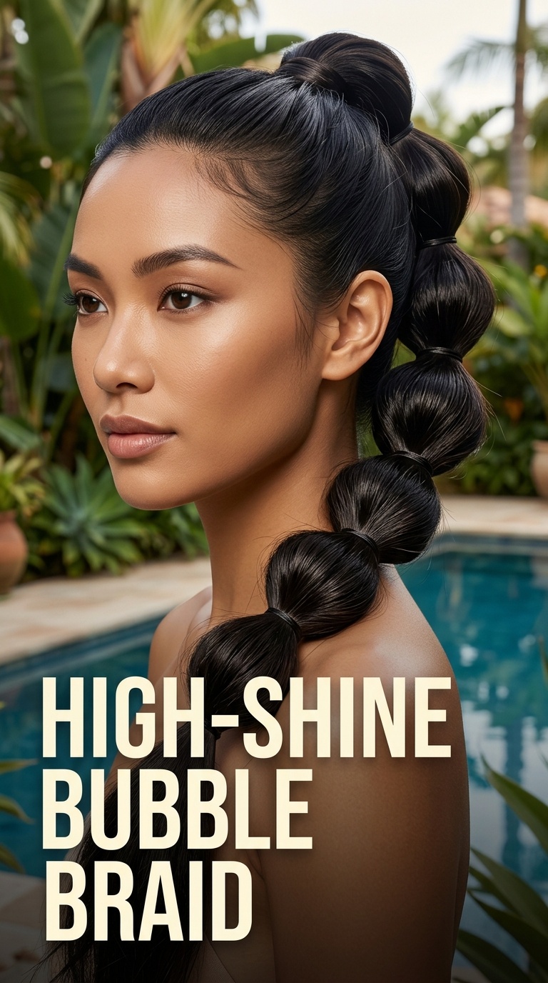 High-Shine Bubble Braid